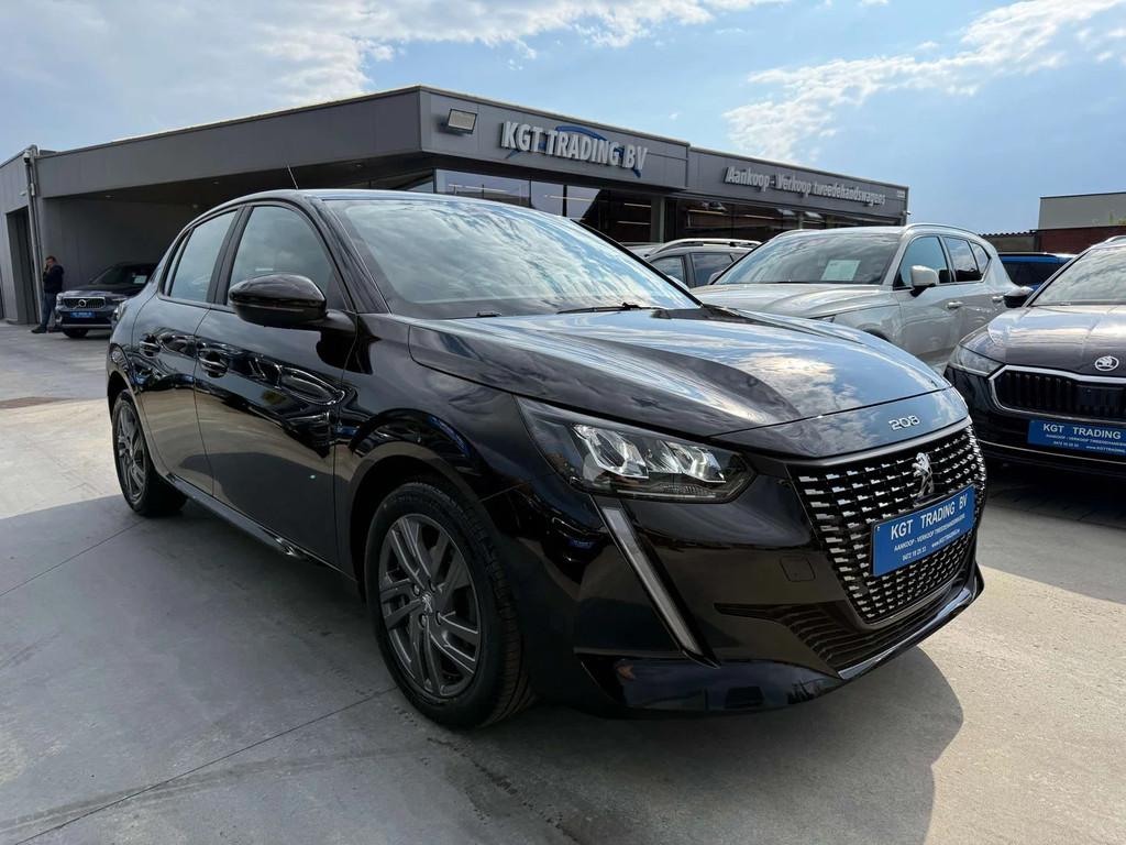 Peugeot 208 1.2i FULL LED NAVIGATIE CARPLAY ALU BLUETOOTH PD, Auto's, 1199 cc, 1055 kg, Zwart, Bedrijf
