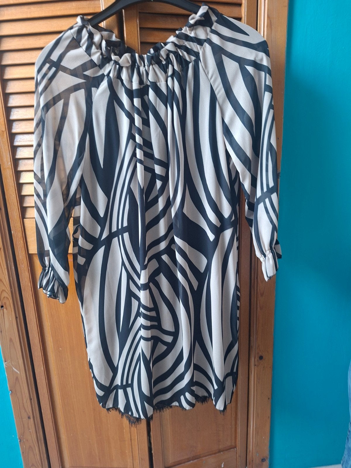 lijnjurk met voering aan de onderkant, Kleding | Dames, Verzenden, Jurk