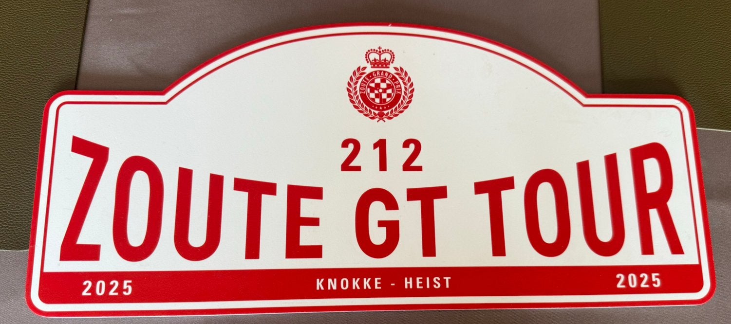 Plaque de rallye Salty Grand Prix GT, Enlèvement ou Envoi, Utilisé