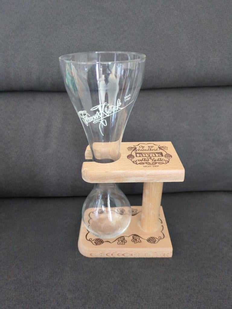 Kwak bierglas, Ophalen