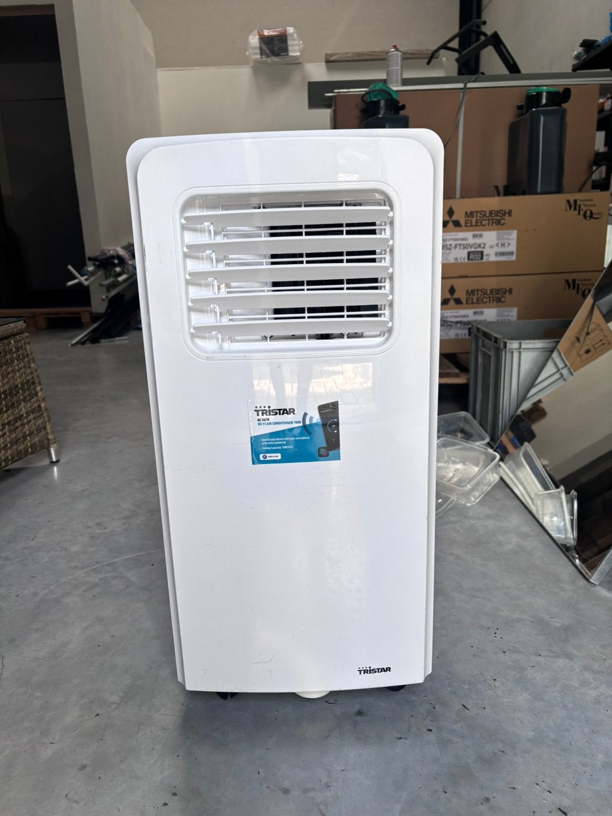 Climatisation mobile (avec WiFi et application), Comme neuf, Enlèvement, 2 vitesses, Refroidissement et Déshumidification