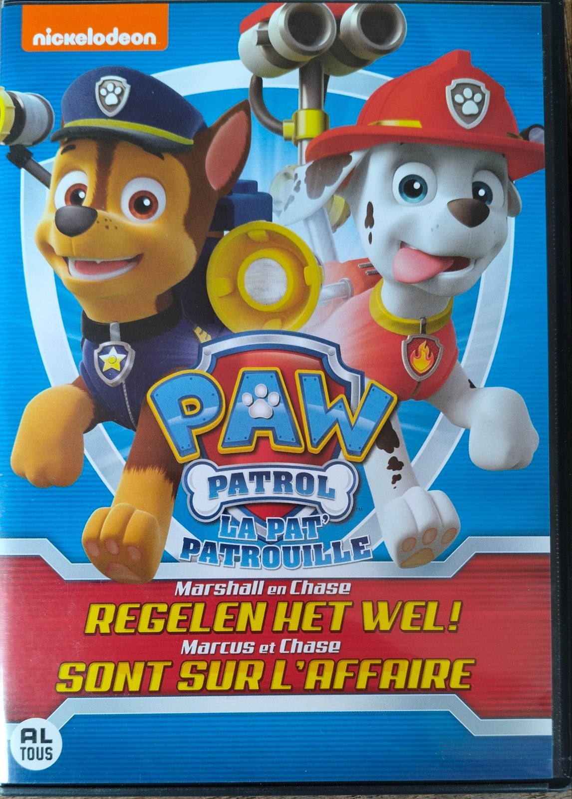 Paw Patrol - Marshall en Chase regelen het wel., Cd's en Dvd's, Ophalen of Verzenden