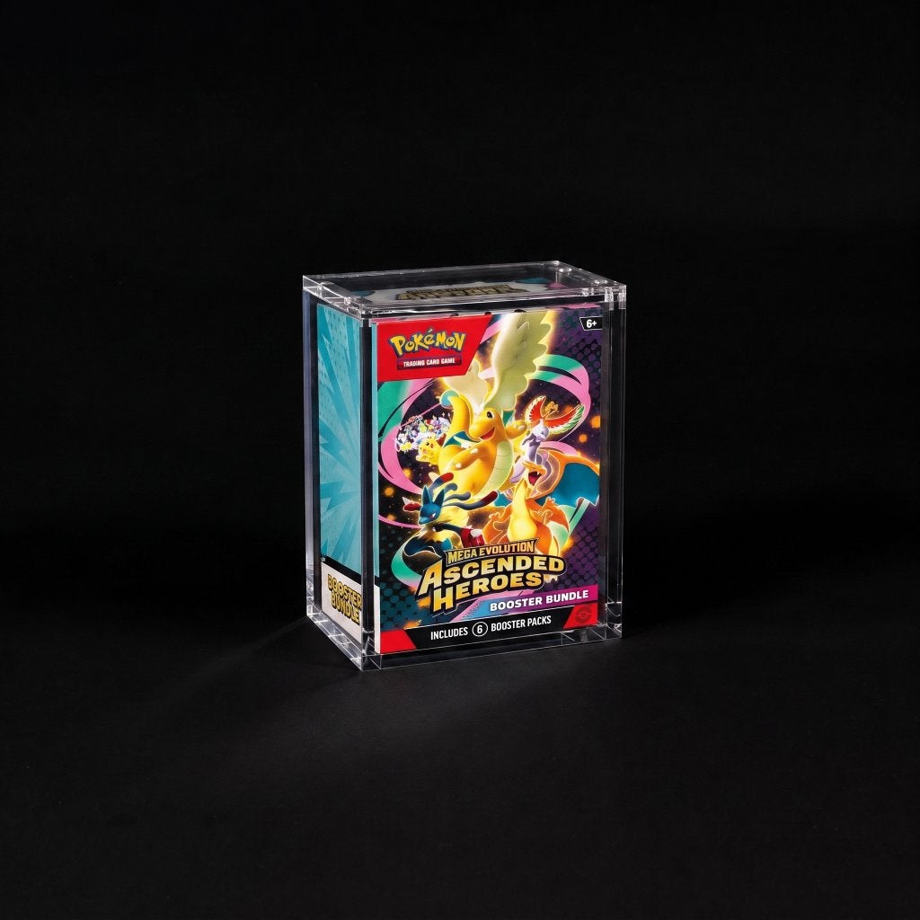 Acryl Display Case | Pokémon Booster Bundle V2, Ophalen of Verzenden, Nieuw, Boosterbox, Foil