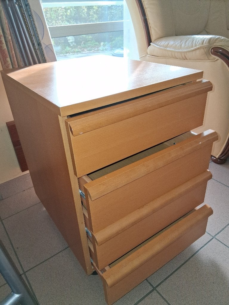 kastje, Huis en Inrichting, Kasten | Ladekasten, Ophalen, Minder dan 50 cm, Zo goed als nieuw, 3 of 4 laden