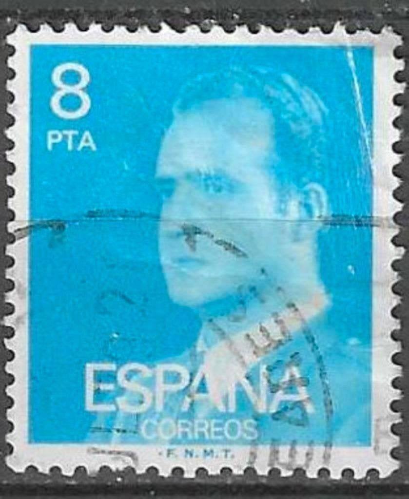 Spanje 1976 - Yvert 2058 - Koning Juan Carlos I - 8 p. (ST), Verzenden, Gestempeld