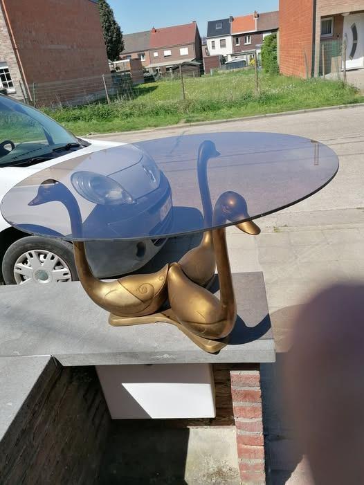 table basse vintage piece unique, Enlèvement