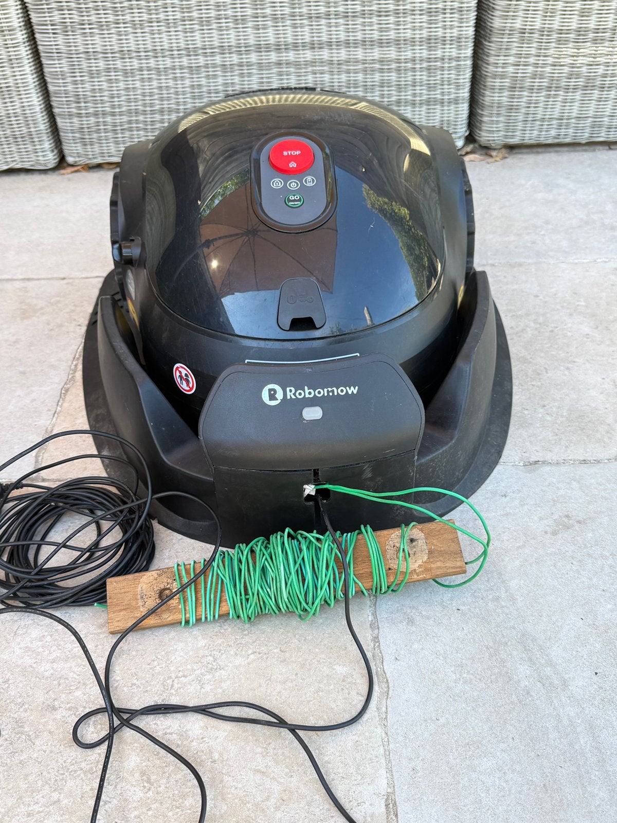 Robomow RX12u, Tuin en Terras, Ophalen, Gebruikt, 20 tot 25 cm