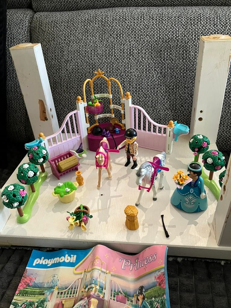 Playmobil 70450 leçons d'équitation pour princesses + livret, Enlèvement ou Envoi, Comme neuf
