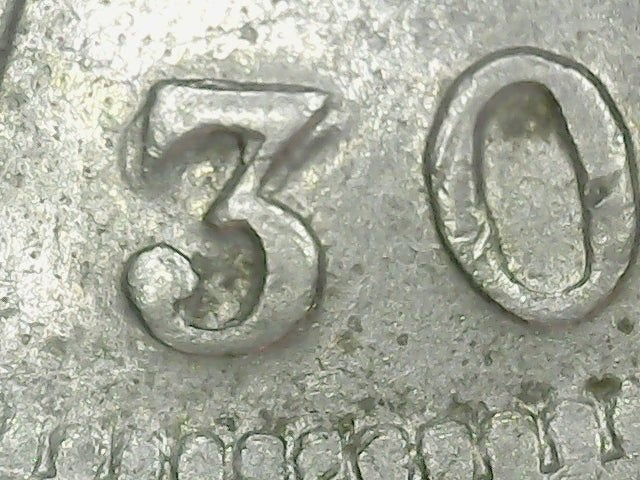 Belgique : 2 francs 1930 VL/1920 VL (surfrappe) =morin 395 A, Envoi, Monnaie en vrac