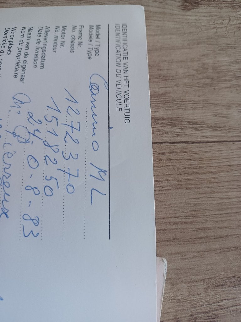 Camino, Autres modèles, Enlèvement, Utilisé, Classe A (25 km/h)