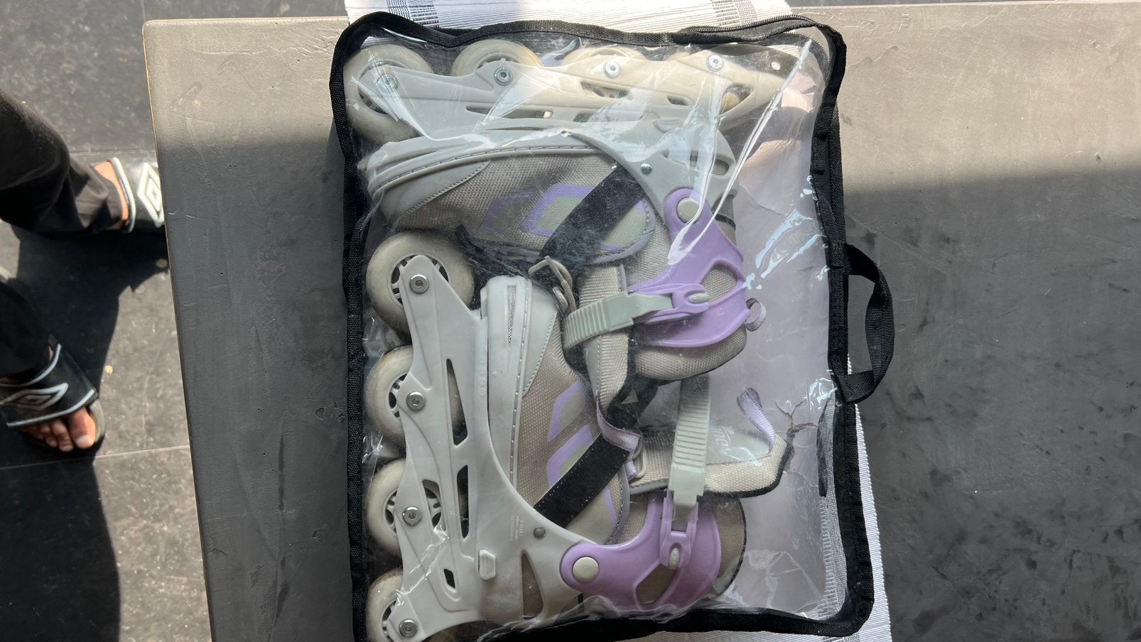 Verstelbare Rollerblades – Crane (maat 33-37), Enlèvement, Réglable, Comme neuf, Enfants