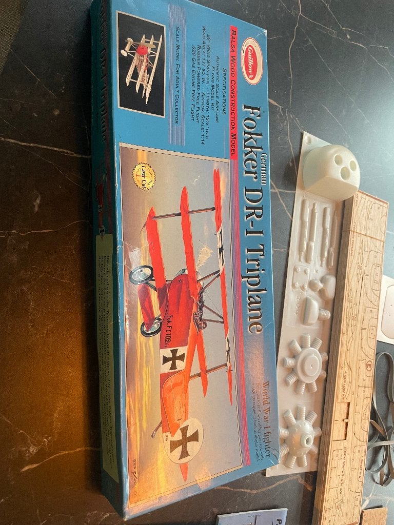 Modelbouw Flokker DR-I Triplane, Overige merken, 1:72 tot 1:144, Nieuw, Ophalen of Verzenden