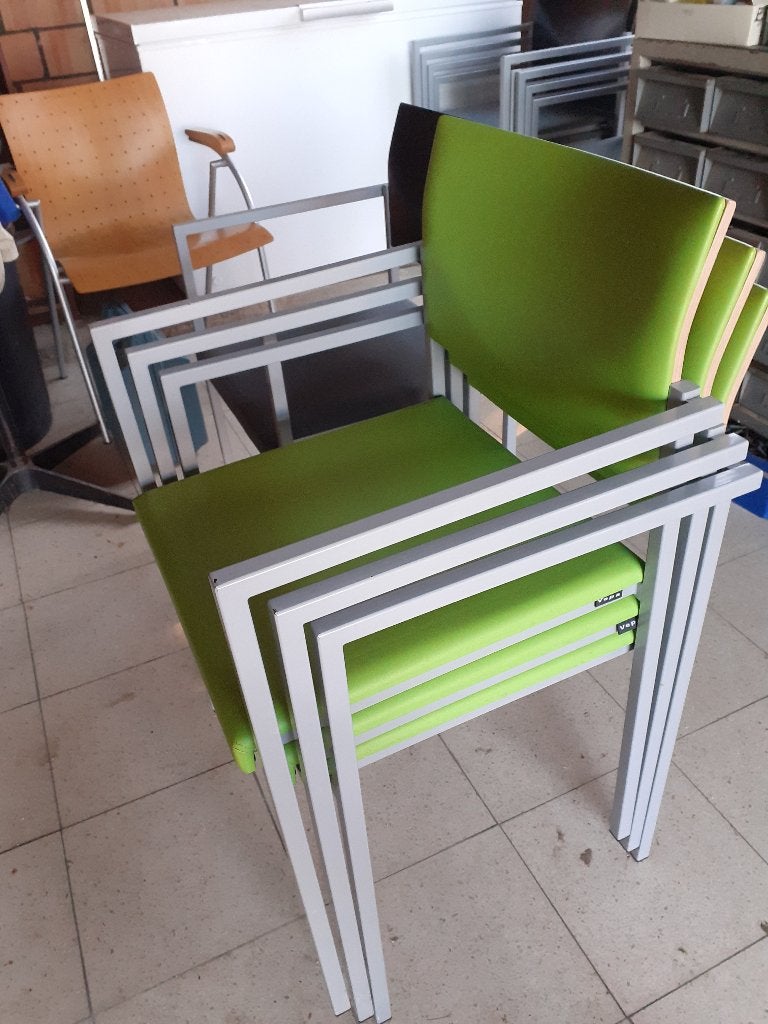 stoelen, Ophalen, Zo goed als nieuw, Stapelbare stoelen, Stof