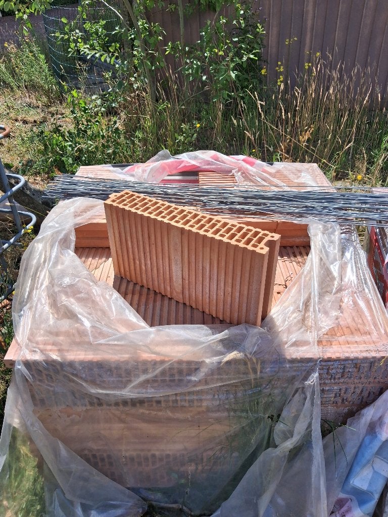 Snelbouw lijmblok dikte 10cm te koop, Bricolage & Construction, Briques, Enlèvement, Neuf, Autres types