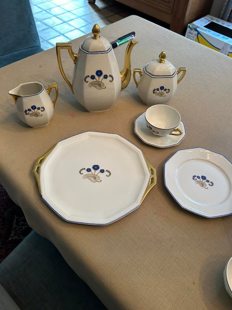 Koffieservies limoges, Antiek en Kunst, Ophalen of Verzenden