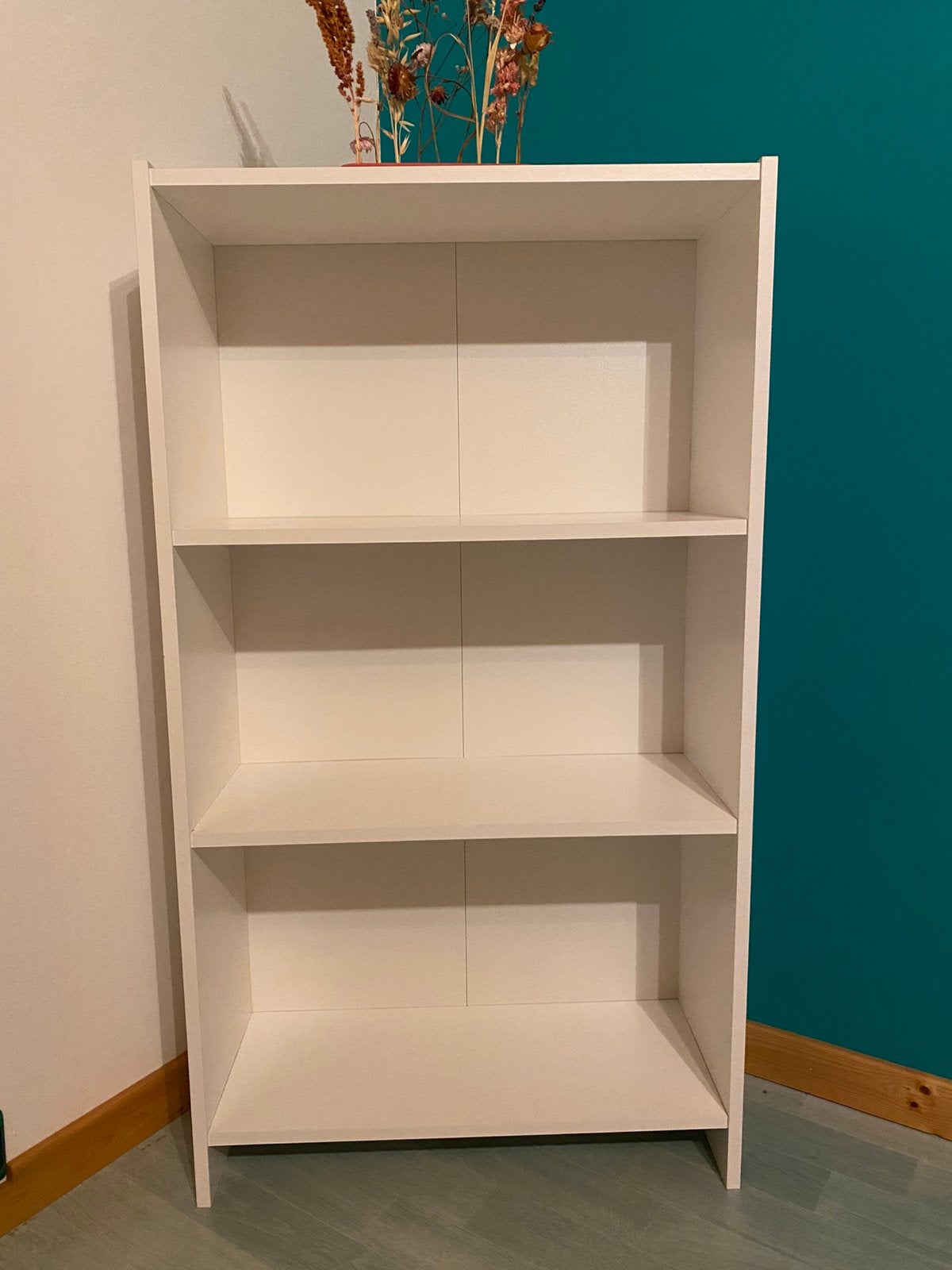 Nette witte boekenkast / opbergkast met 3 planken, Neuf, Moins de 25 cm, Enlèvement, 50 à 100 cm