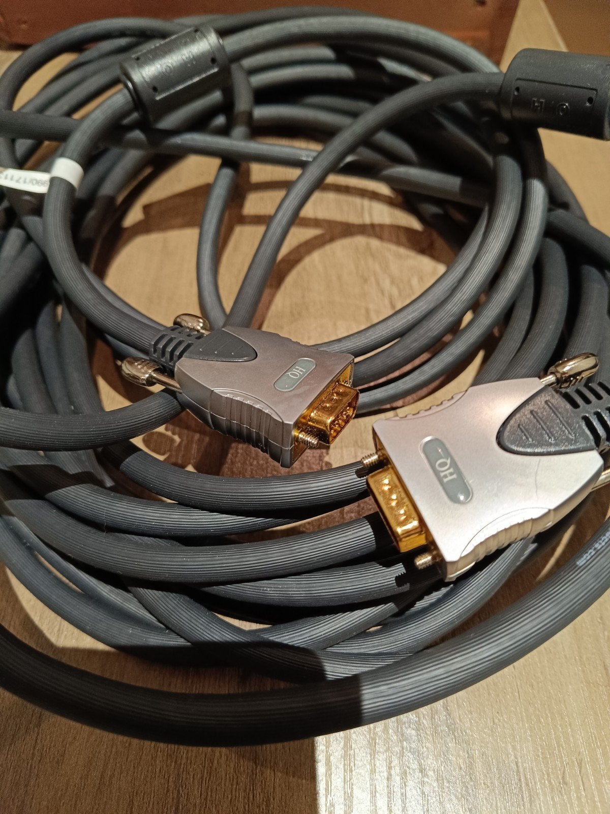 5 m Kabel DVI nieuw, Computers en Software, Pc- en Netwerkkabels, Ophalen