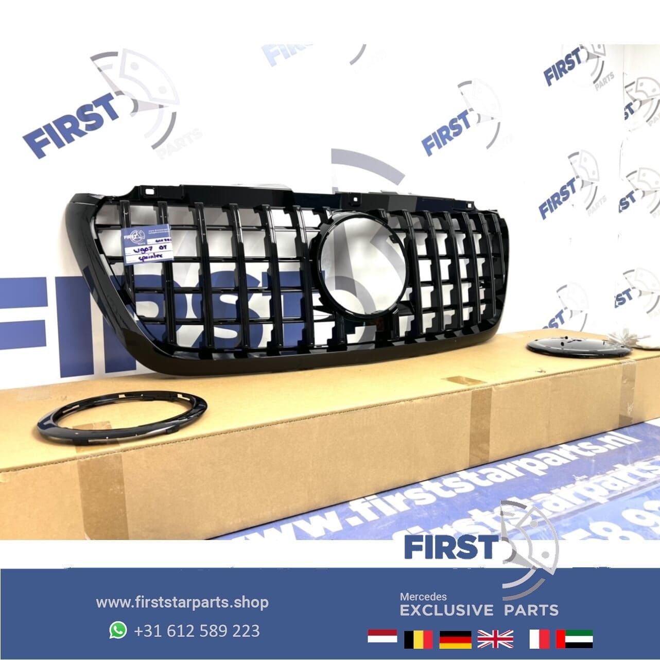 W907 AMG PANAMERICANA GT GRILL Mercedes SPRINTER 907 2018-20, Auto-onderdelen, Gebruikt, -, Ophalen of Verzenden, -