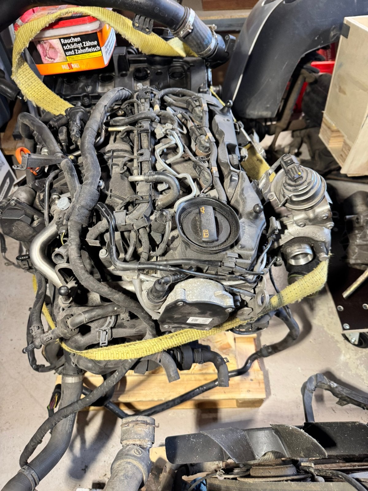 VW Golf 6 2.0 GTD motorblok CFGB, Auto-onderdelen, Ophalen, Gebruikt