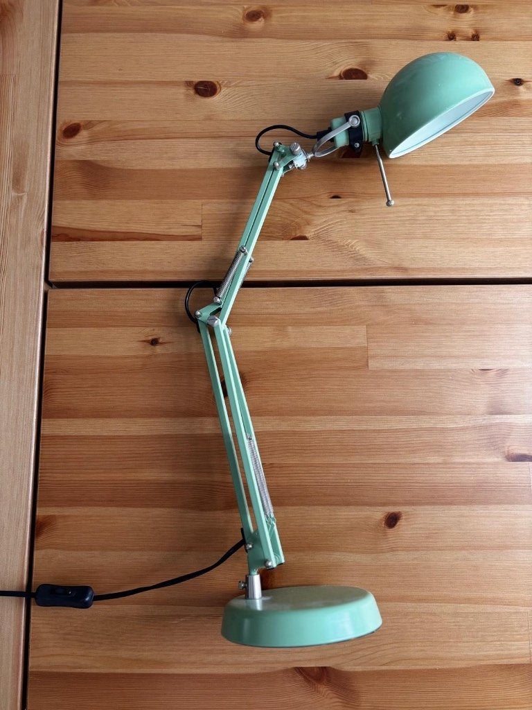 lampe de bureau, Vert, Vintage, Lampe de bureau, Comme neuf