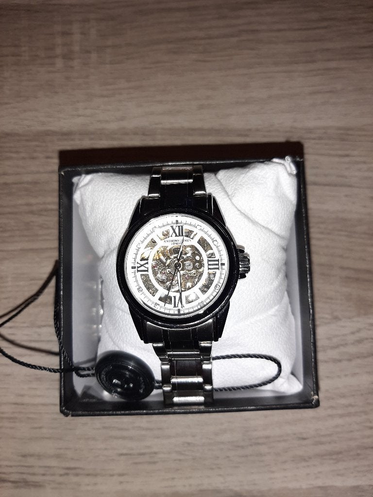 Anthony James Horloge zonder batterij, Handtassen en Accessoires, Horloges | Heren, Polshorloge, Overige materialen, Ophalen of Verzenden