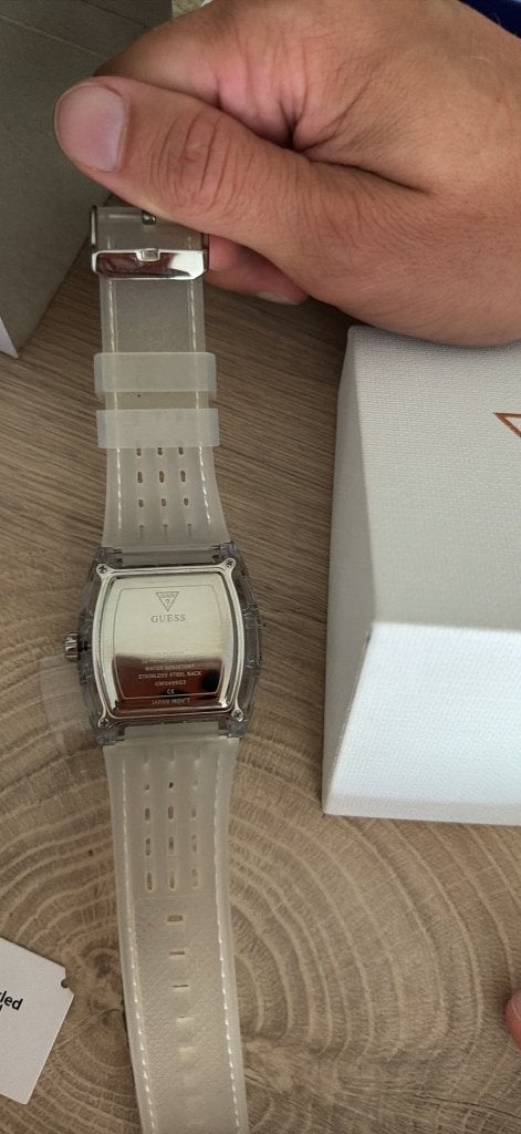 Guess horloge heren, Handtassen en Accessoires, Horloges | Heren, Overige merken, Overige materialen, Polshorloge, Overige materialen