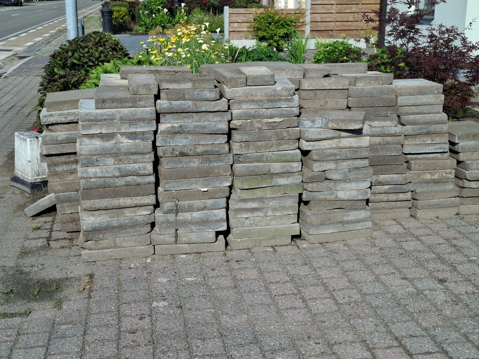 Gratis betondals, Enlèvement
