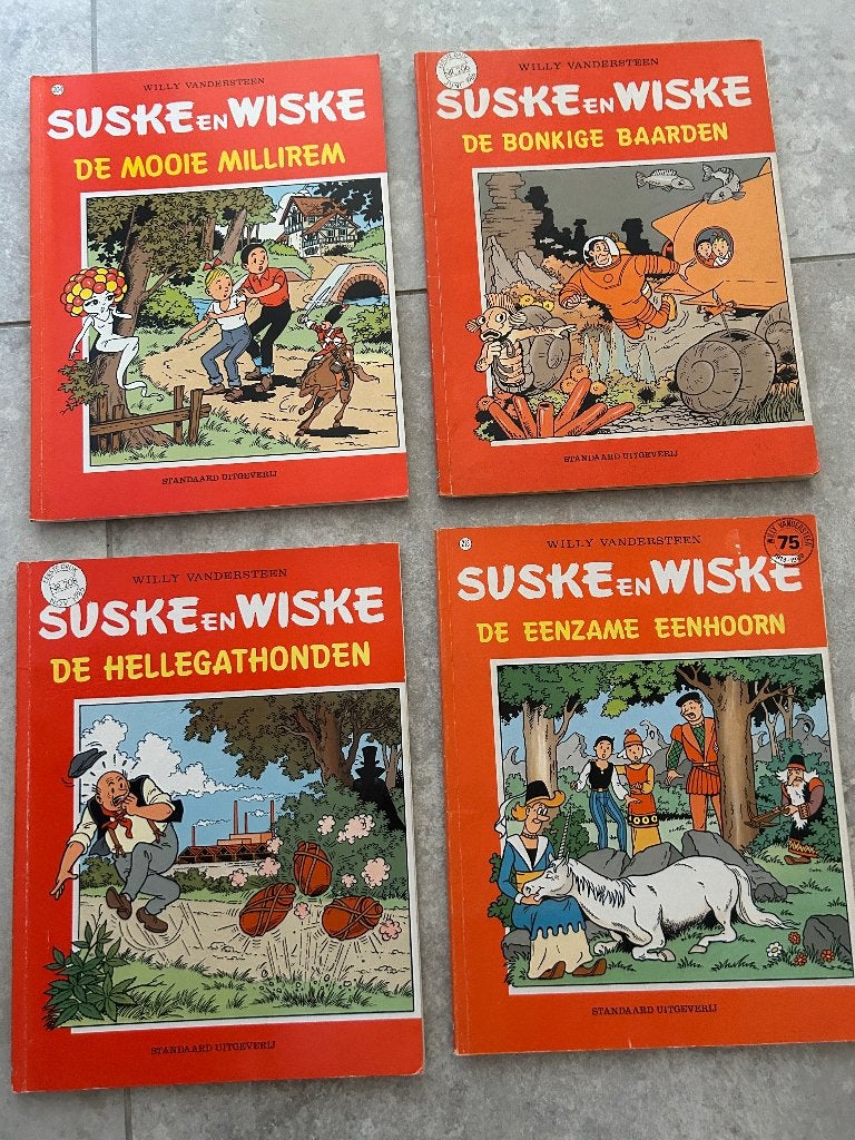 strips Suske en Wiske, Enlèvement, Comme neuf