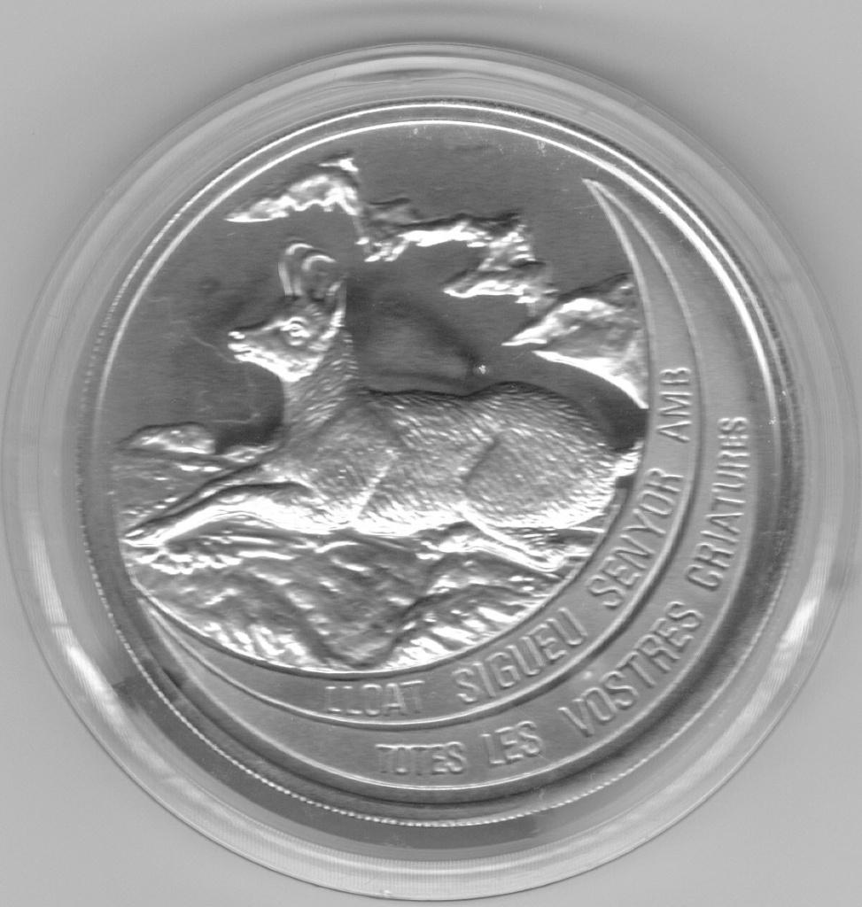 Andorre 10 dinars 1992, Envoi, Monnaie en vrac, Argent