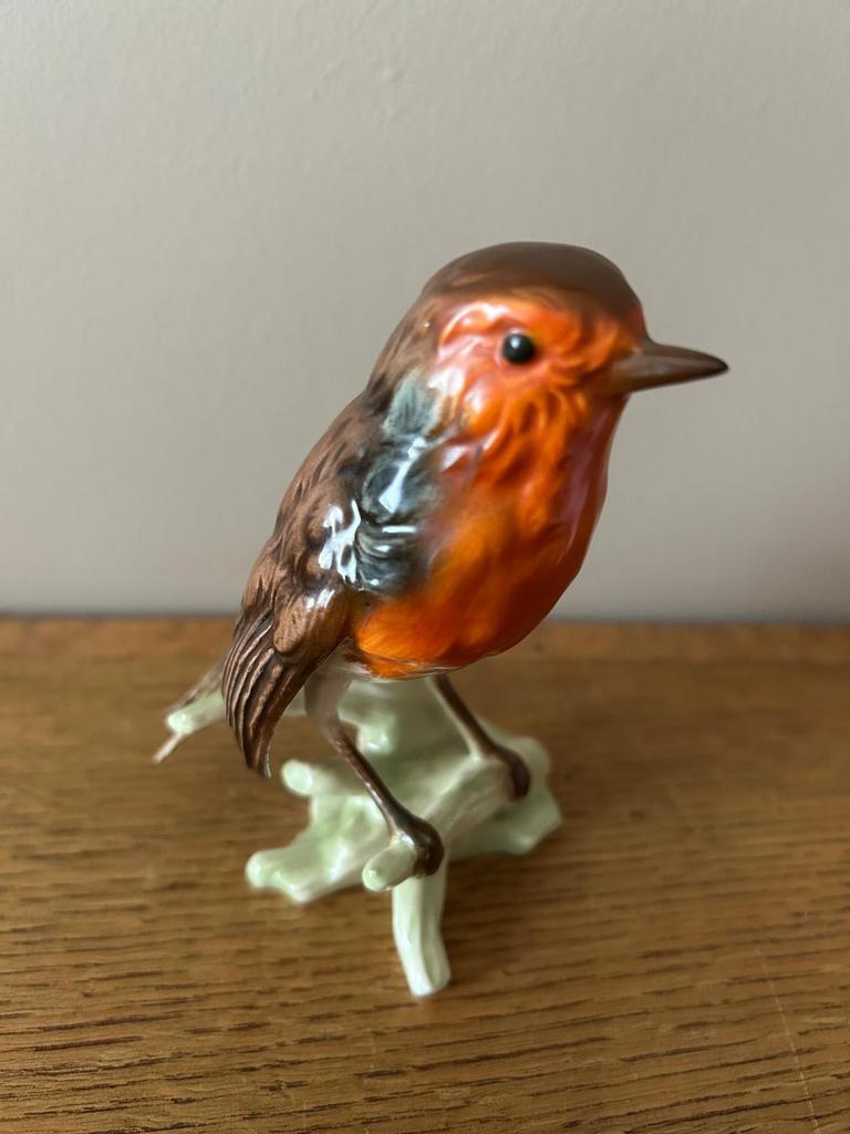 Goebel porseleinen vogel CV100 roodborstje - perfecte staat, Ophalen, Zo goed als nieuw