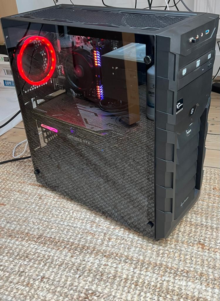 Gaming Pc Ryzen 5 2600 - 16gb ram - Rtx 2070 8gb, Computers en Software, Desktop Pc's, Ophalen, Gebruikt, Gaming, SSD