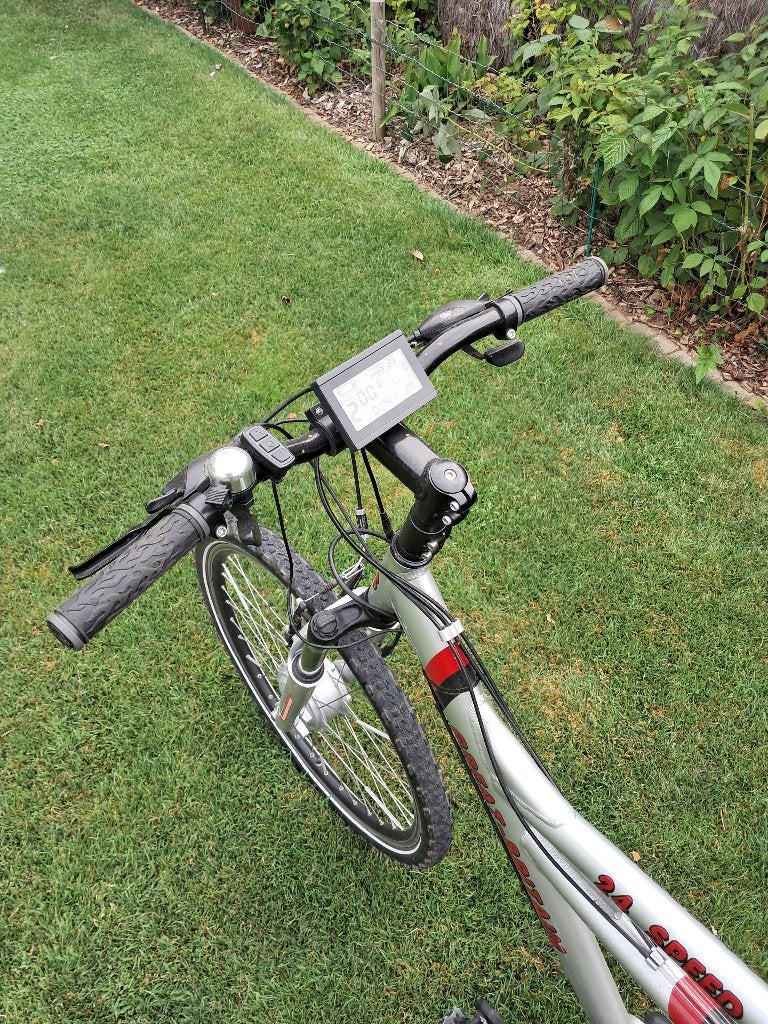 Elektrische tandem, Fietsen en Brommers, Fietsen | Tandems, Ophalen, Gebruikt, 53 tot 57 cm, 15 tot 20 versnellingen