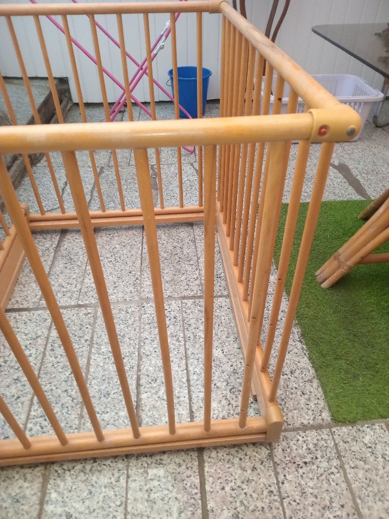 Parc pour bébé + tapis de jeux, Enlèvement, Comme neuf