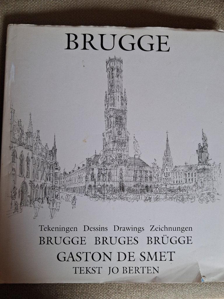 BRUGGE -tekeningen GASTON DE SMET, Boeken, Ophalen of Verzenden