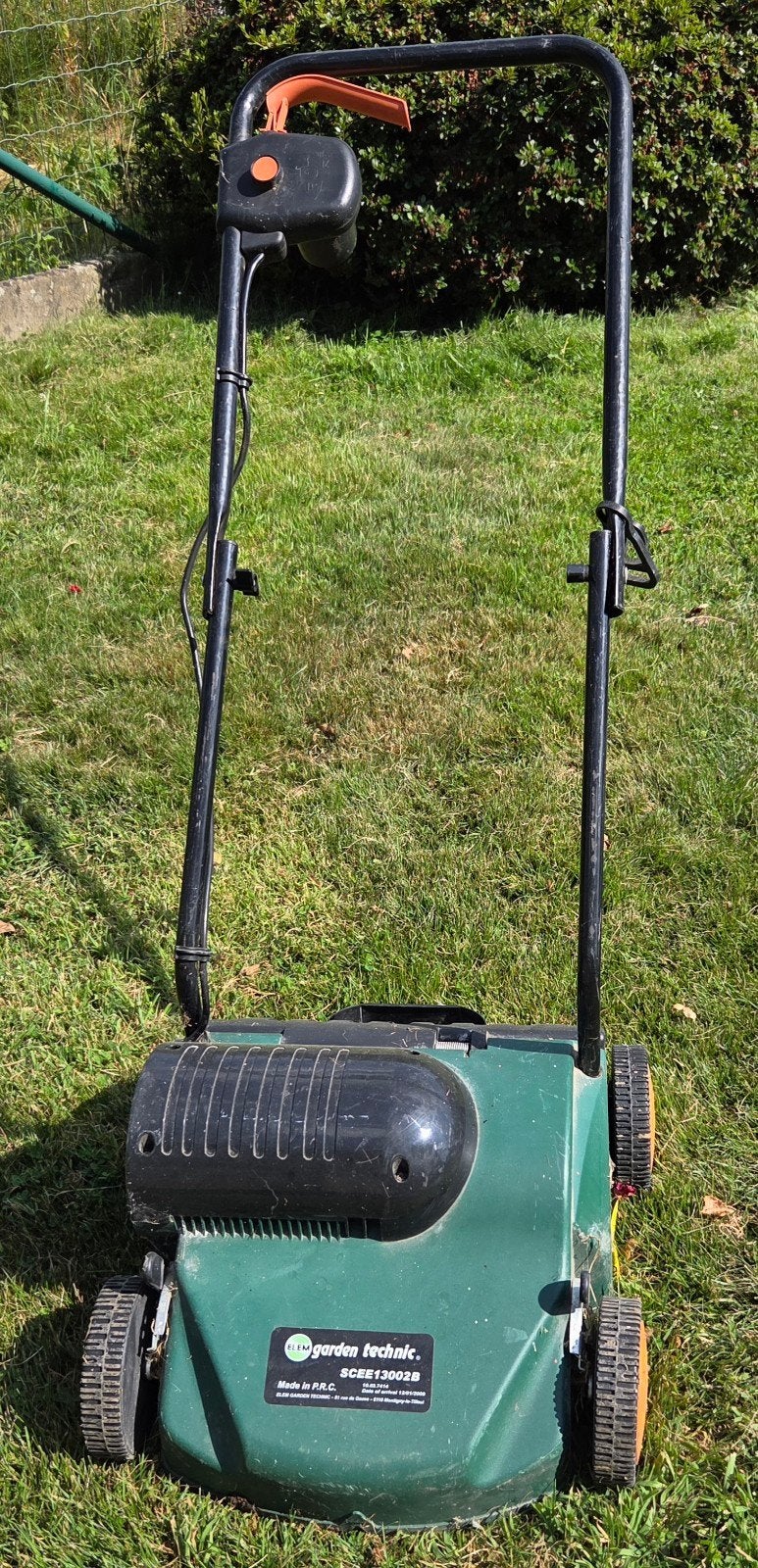 scarificateur-émousseur électrique ELEM Garden, Électrique