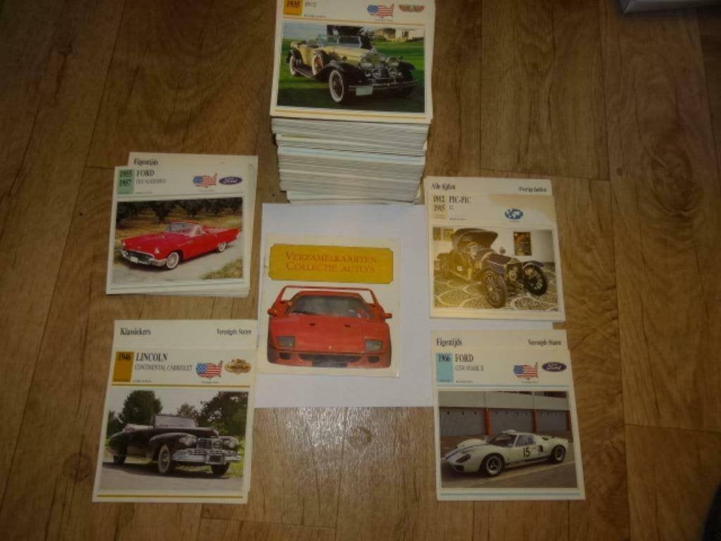 Verzamelkaarten auto's en moto's, Ophalen, Auto's