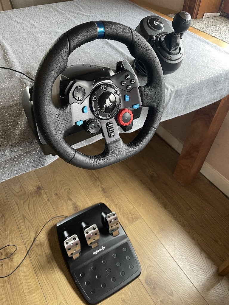 Logitech G29 Racing Wheel + Shifter – PS5 & PC – Topstaat, Ophalen, Zo goed als nieuw, Controller, PlayStation 4