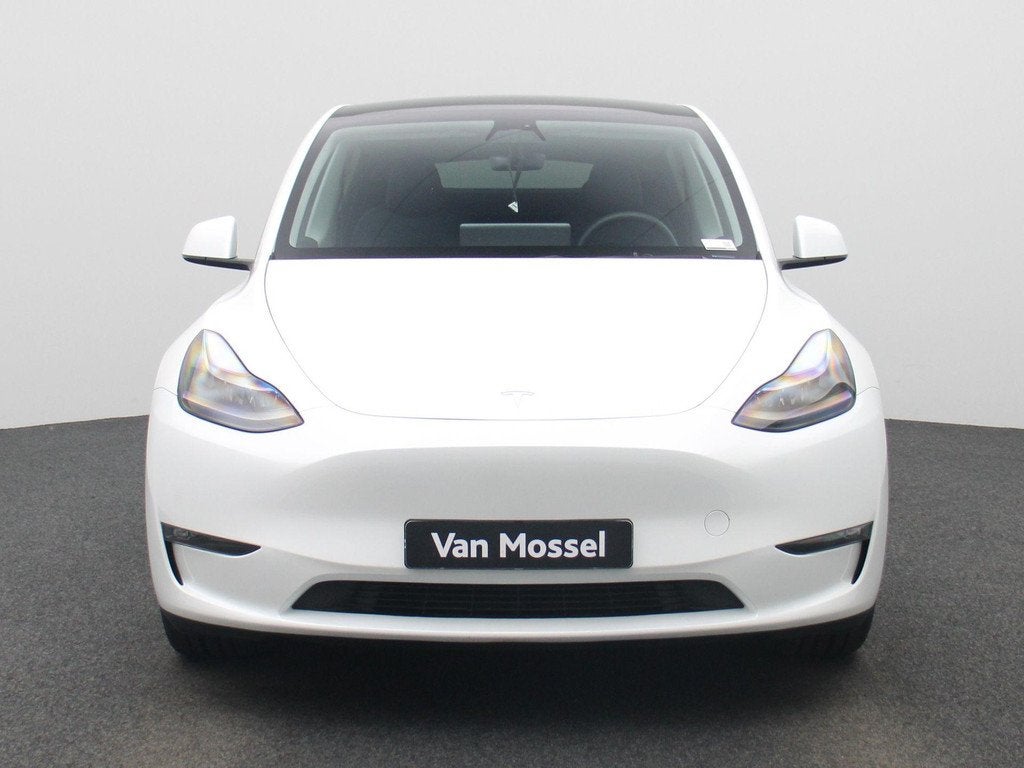 TESLA Model Y Long Range Dual Motor AWD, Auto's, Stof, Wit, 5 zetels, 1588 kg