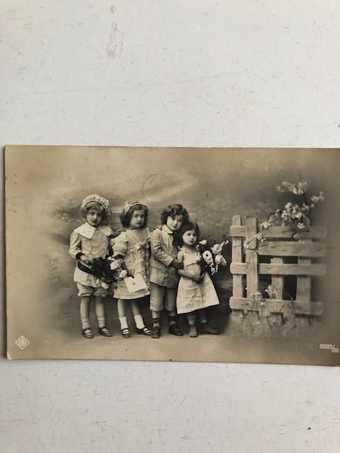 POSTKAART  VAN  1912, Verzamelen, Postkaarten | Themakaarten, Ophalen of Verzenden, Voor 1920, Gelopen, Kinderen
