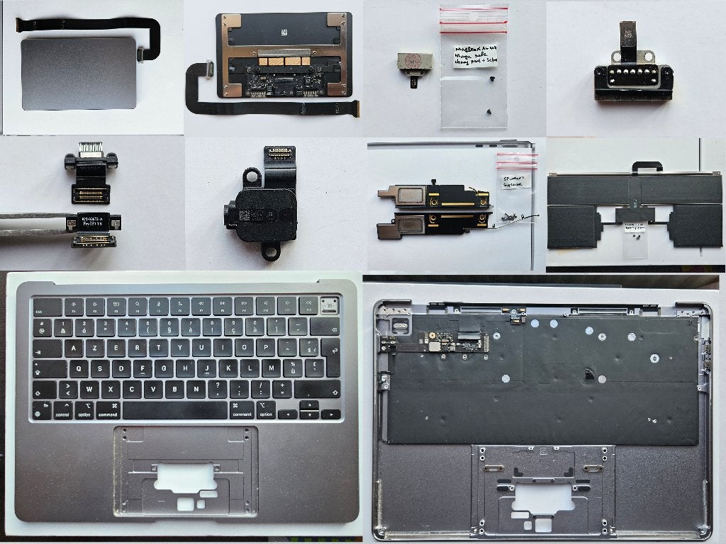 Macbook Air M2 13.6 inch originele onderdelen voor M2 M3, Computers en Software, 13 inch, Refurbished, Ophalen of Verzenden, Azerty