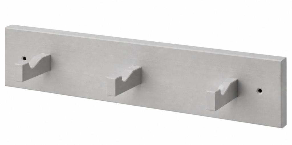 2 nieuwe grijze Ikea Kubbis haken, Huis en Inrichting, Ophalen of Verzenden, Nieuw, Hout, Wandkapstok