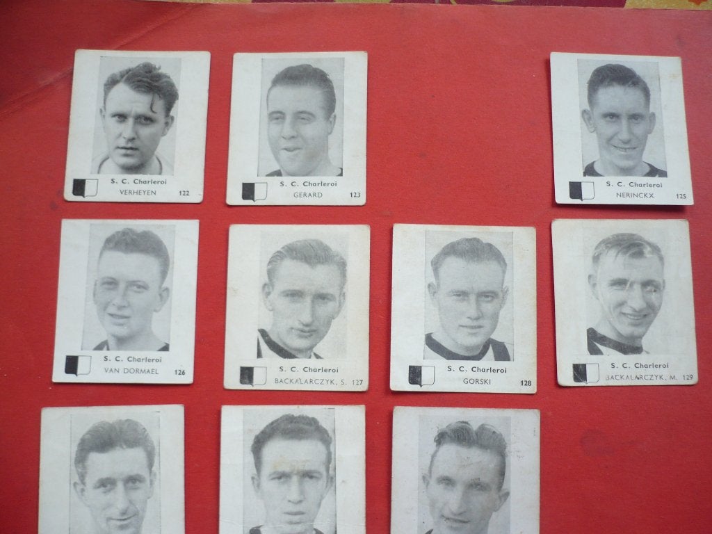 FOOTBALL - Chromos - R.S.C. CHARLEROI, Collections, Enlèvement ou Envoi, Utilisé, Cartes de joueur