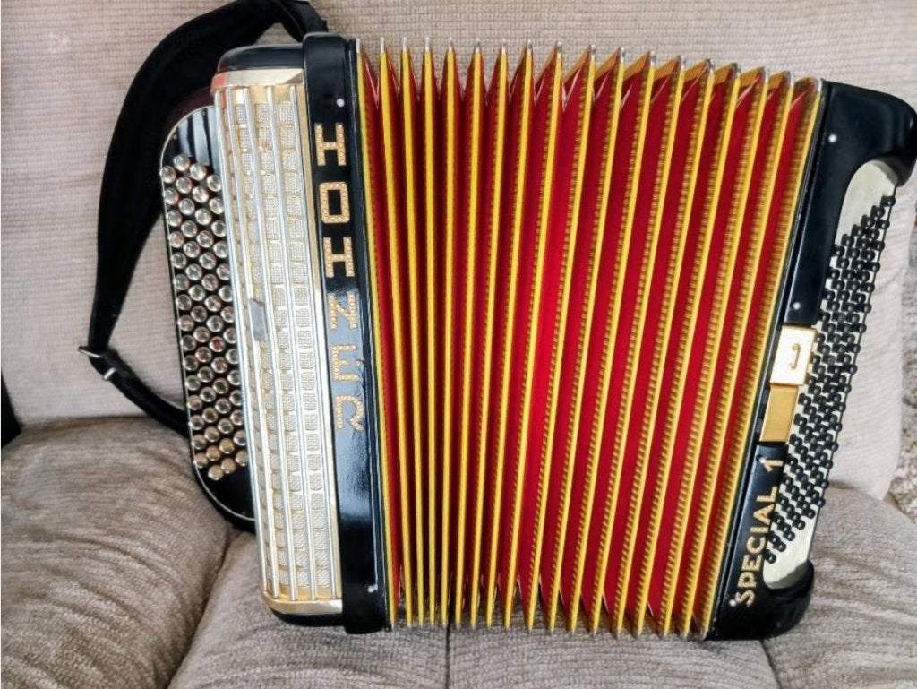 Accordéon Do1 Hohner Special 1 + caisse transport, Musique & Instruments, Accordéons, Enlèvement, Utilisé, Hohner