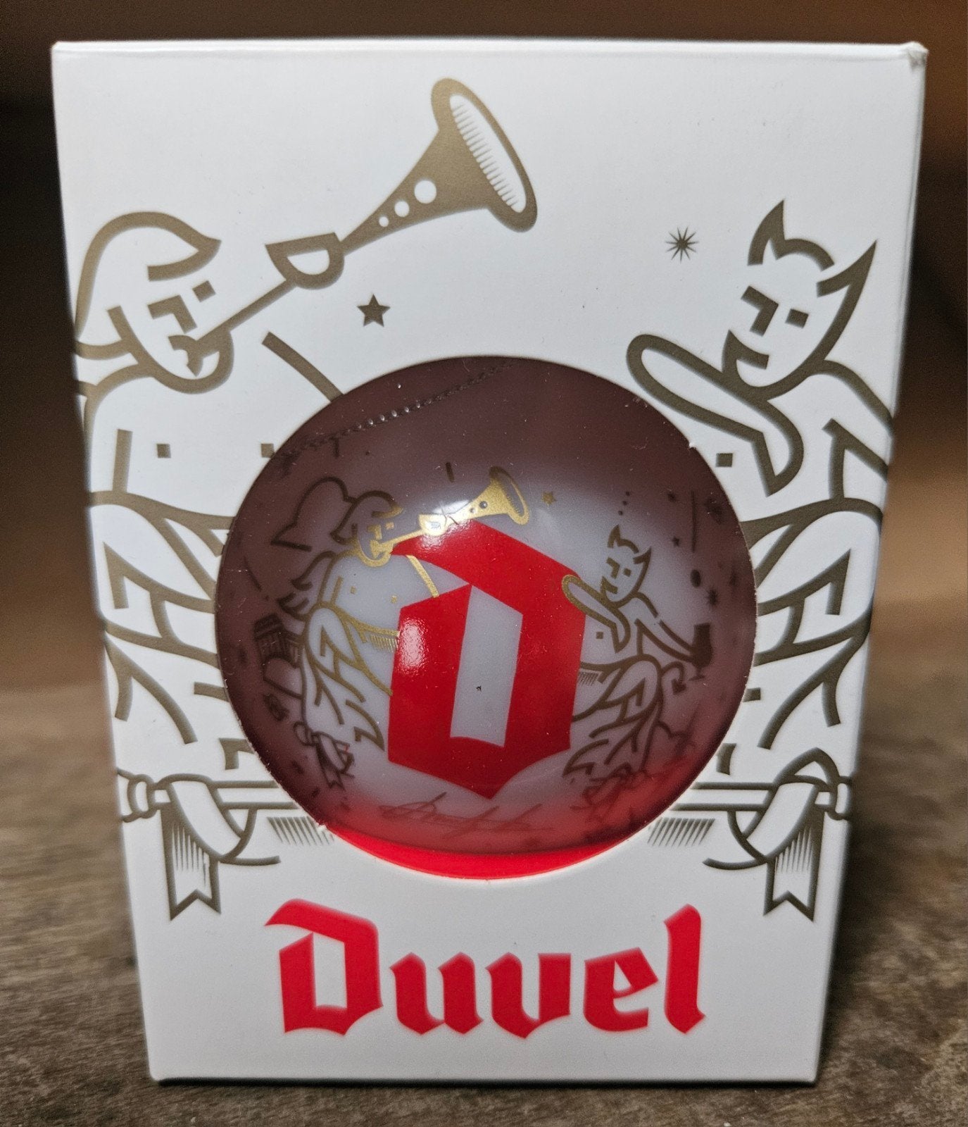 Boule de Noël en verre Duvel NEUVE, Collections, Marques de bière, Enlèvement ou Envoi, Duvel