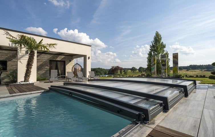 Abri piscine plat discret de sécurité, Enlèvement ou Envoi, Neuf, Couverture de piscine