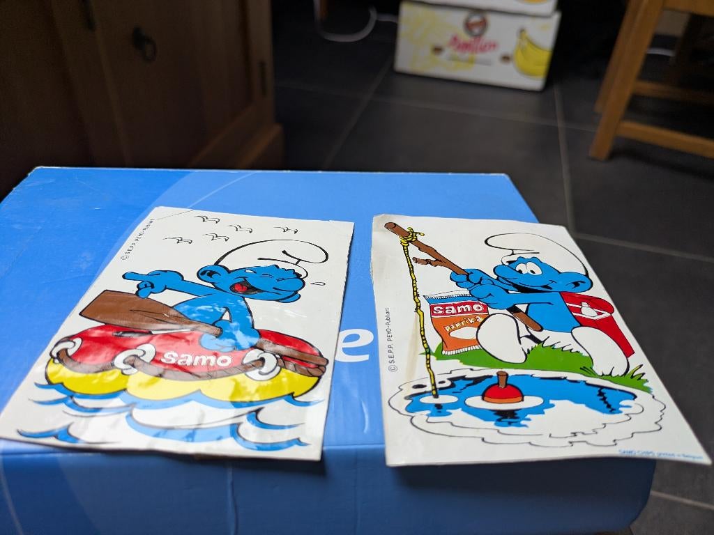 Smurfen stickers, Verzamelen, Ophalen of Verzenden, Gebruikt, Overige typen