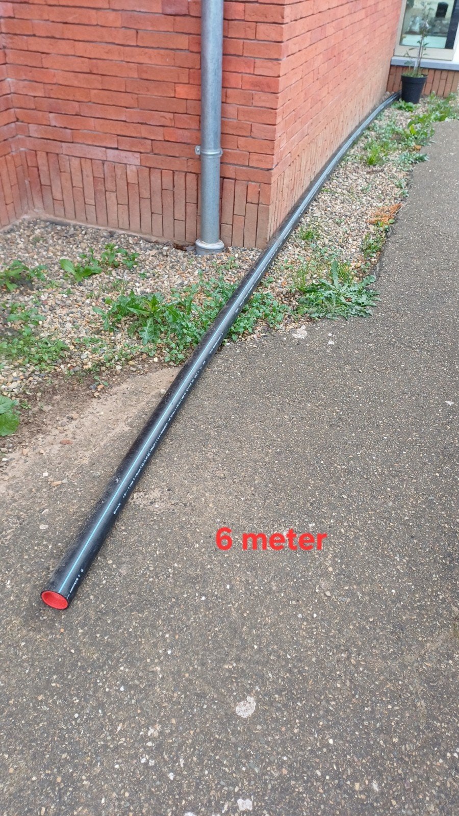 Tyleenbuis 6m (drinkwater), Ophalen