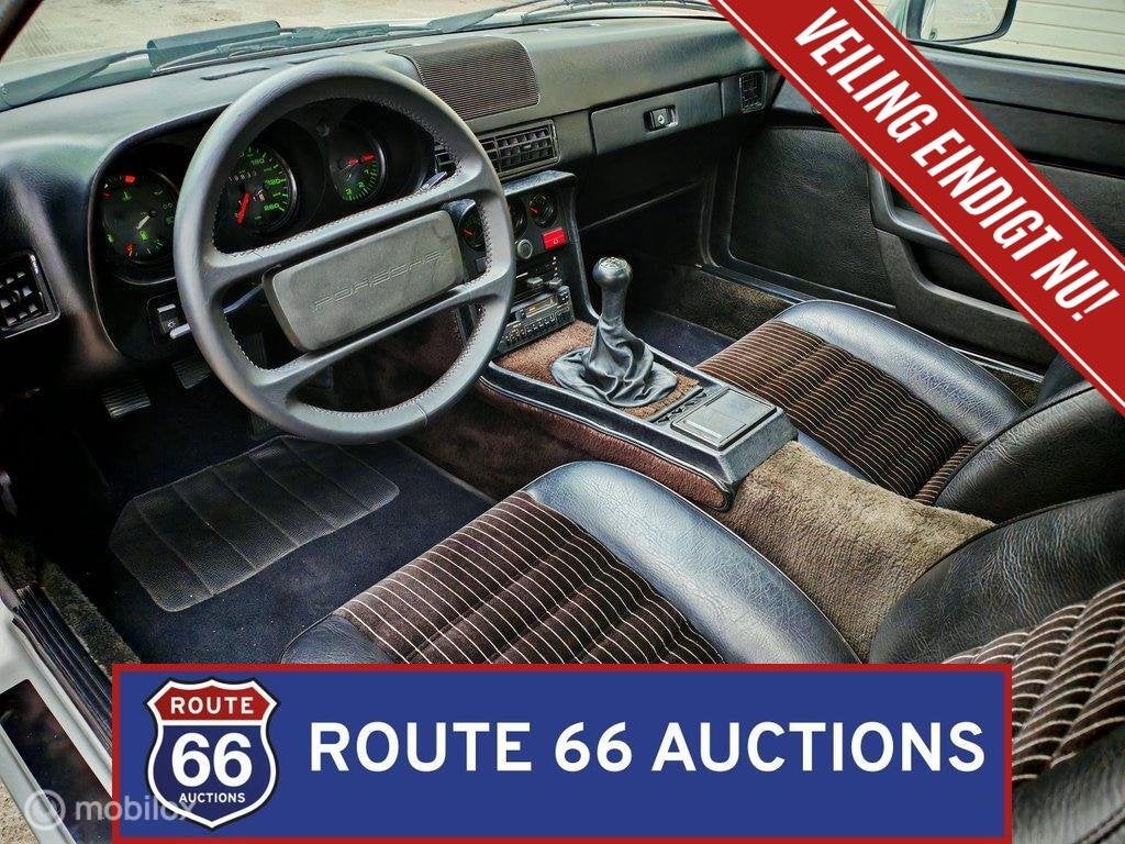 Porsche 924 Turbo | 1980 | Route 66 Auctions, Zwart, Bedrijf, Overige carrosserie, Porsche