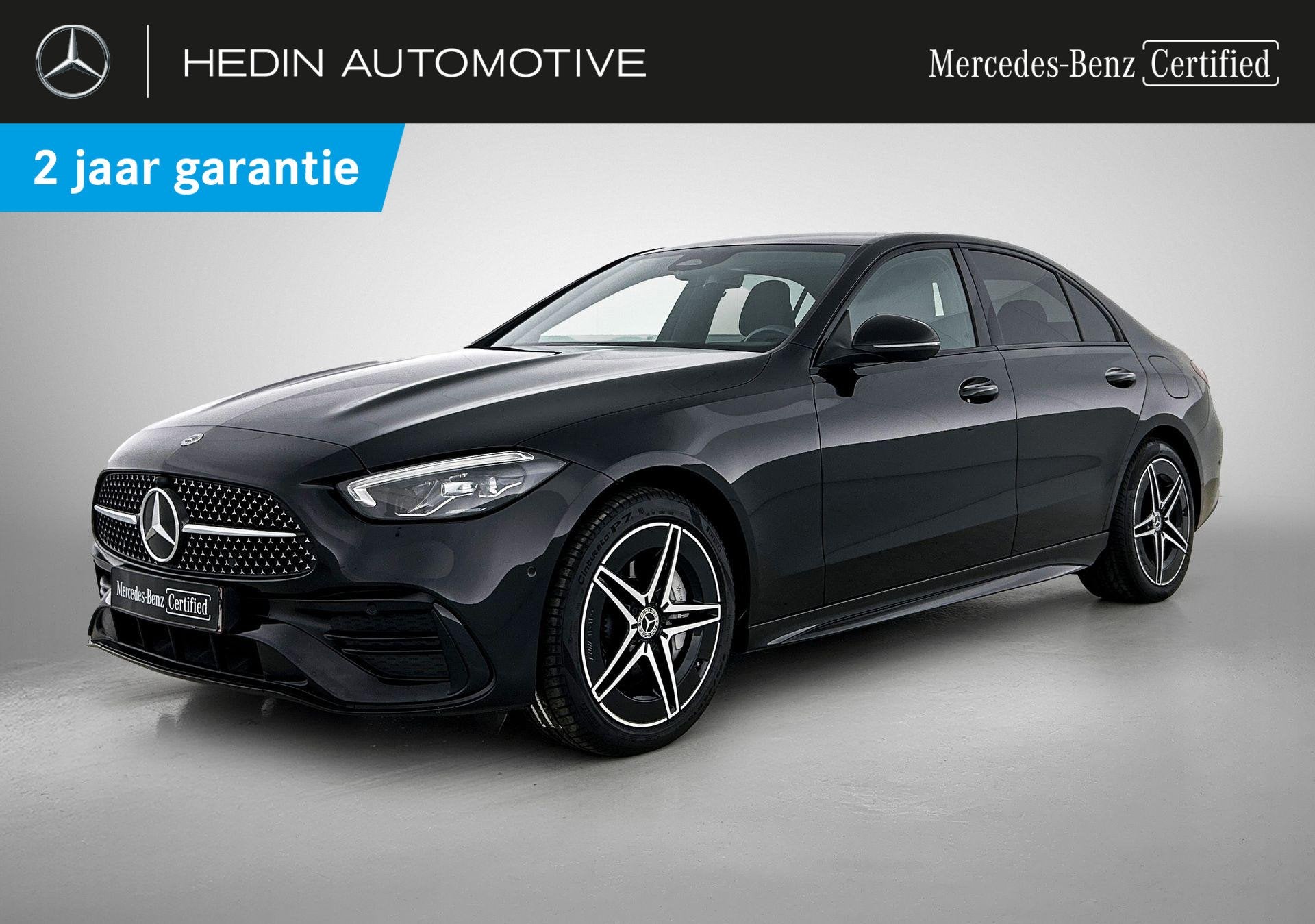 Mercedes-Benz C-Klasse 300 e Berline AMG Line | Night Pack |, Auto's, Mercedes-Benz, Automaat, Stof, Gebruikt, Zwart