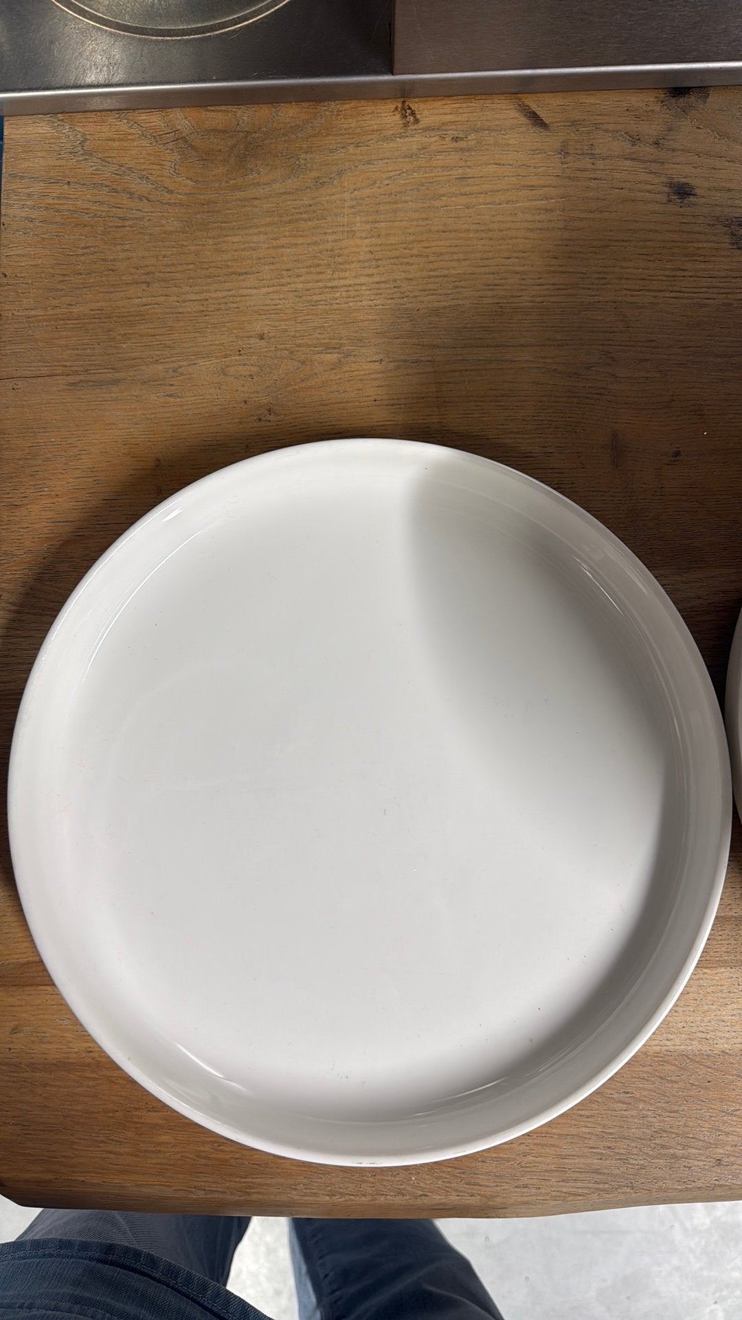 Witte borden, Huis en Inrichting, Keuken | Servies, Ophalen, Gebruikt, Bord(en), Effen